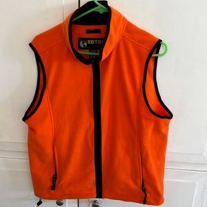 Orange Ebtek Fleece Vest